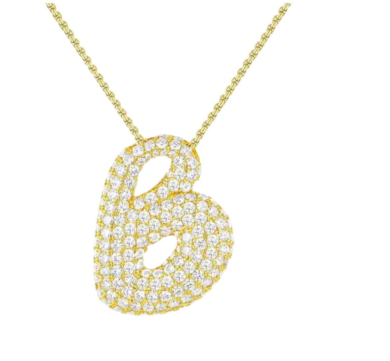 BUBBLE LETTER PENDANT