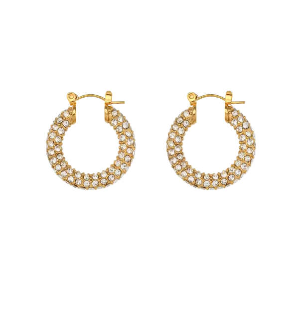 SUNSHINE PAVE HOOPS