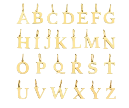 GOLD INITIAL PENDANT