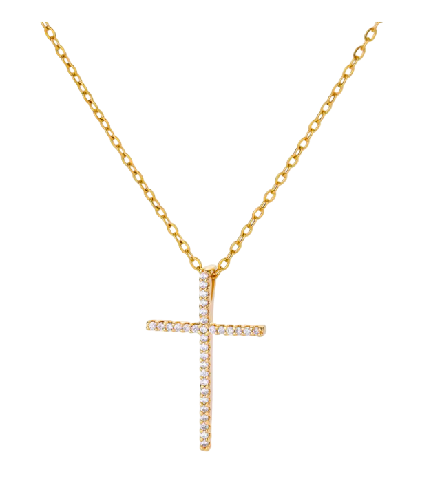 DIAMOND CROSS CHAIN