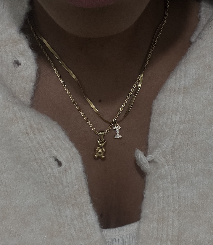 DIAMOND INITIAL PENDANT