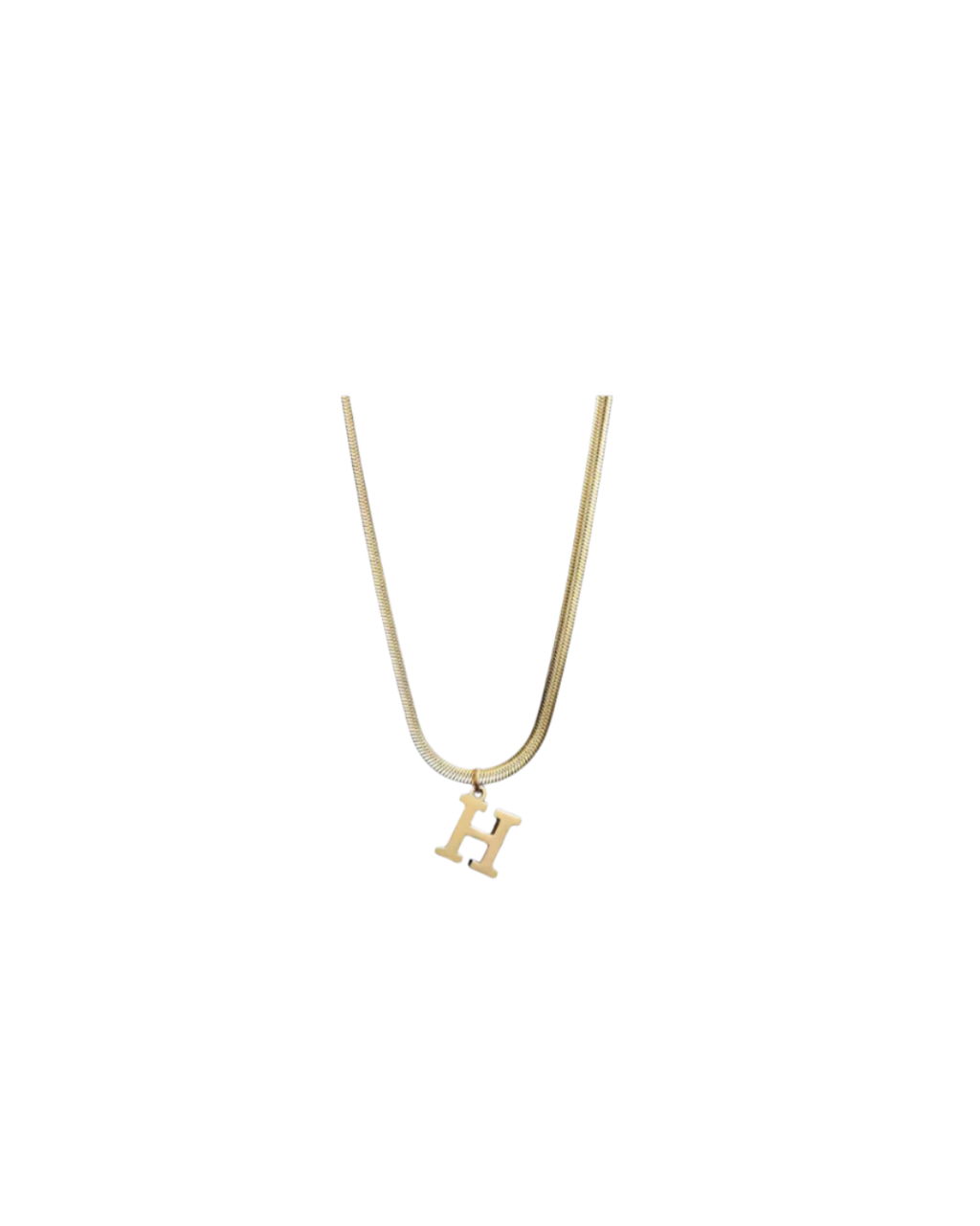GOLD INITIAL PENDANT