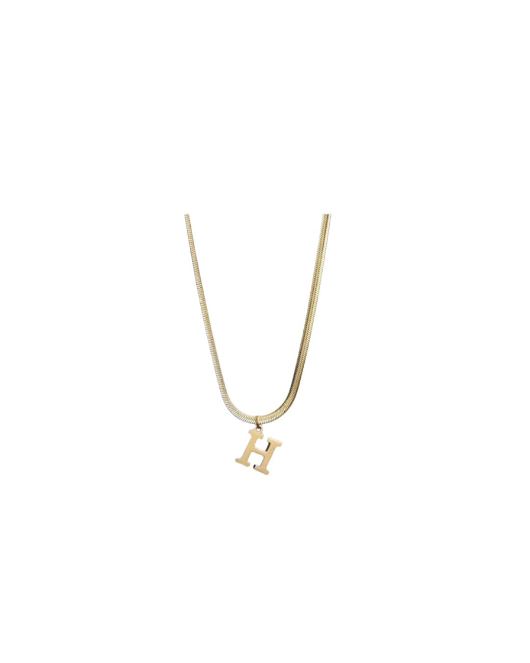 GOLD INITIAL PENDANT