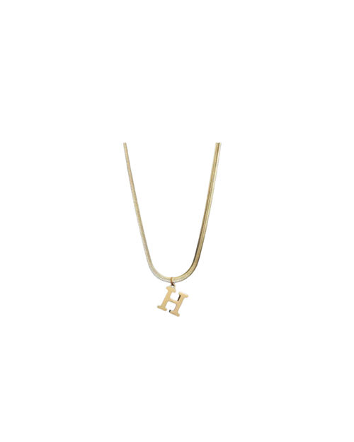 GOLD INITIAL PENDANT